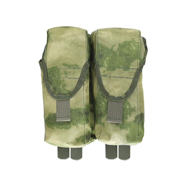 Подсумок для 4 магазинов АК "мох" (A-TACS FG) (с системой крепления "MOLLE")