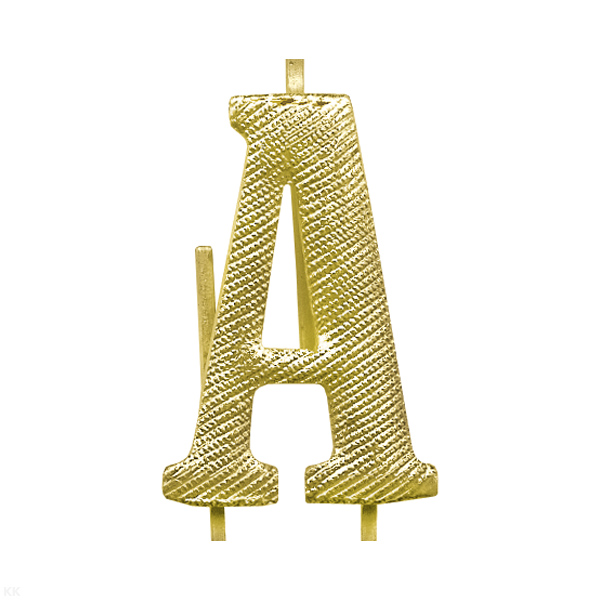 Буква на погоны мет. А зол. (бол.)