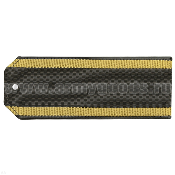 Погоны оливк. курсант. без «К» кант желтый