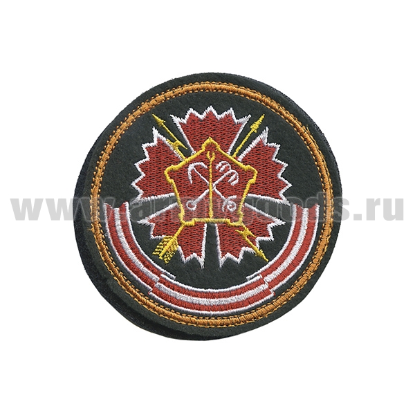 Шеврон вышит. ВЧ 75752 пос. Бугры (на липучке)