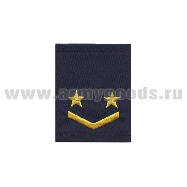 Ф/пог. Метрополитен (синие) вышит. желт. (1 лычка 2 звезды)