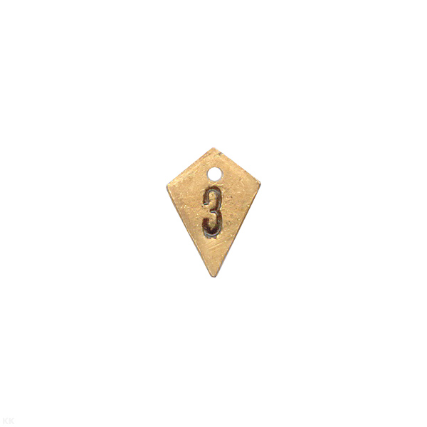 Подвеска мет. "3-4" к значку парашютист-отлич.