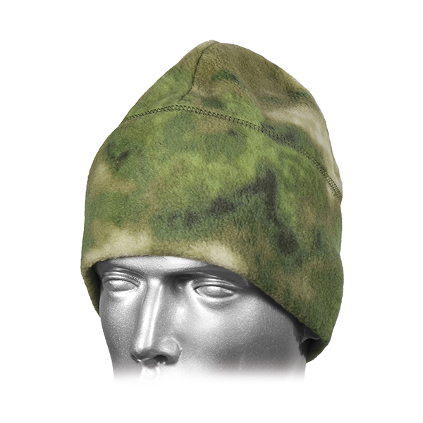 Шапка флисовая (Х) (двойной флис внизу) "мох" (A-TACS FG)