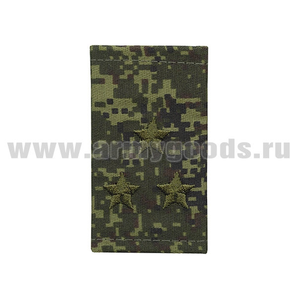 Ф/пог. "русская цифра" вышит. оливк. (полковник) на липучке (пластик)