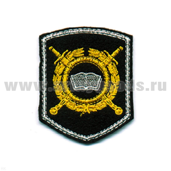 Шеврон вышит. 242 пр. Учебные заведения (книга) люрекс