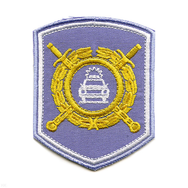 Шеврон вышит. 242 пр. ДПС ГИБДД (рубаш. тк.)