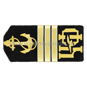 Погоны ДМБ ЧФ (трапеция) с чайкой и якорем (старшина 1 ст.)