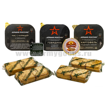 Сухпаек Армейские будни Солдатский (КНПС-У) срок годности до 05.2026