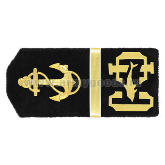 Погоны ДМБ СФ (трапеция) с дельфином и якорем (ст. матрос)