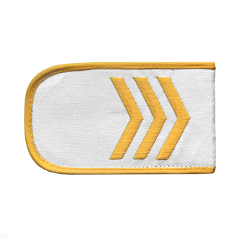 Погоны ГОРЭЛЕКТРОТРАНС вышит. шелком белые (3 лычки)