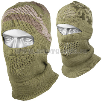 Шапка-маска (прорезь для глаз) оттенок кмф в асс-те