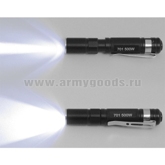 Фонарь карманный малый с держателем (черный)