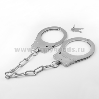Наручники БКС-1-БФ (конвойные двухзвенные) ключи в комплекте (р-р 4)