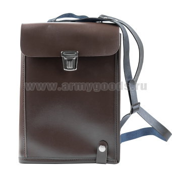 Сумка полевая офицерская кожзам коричневая