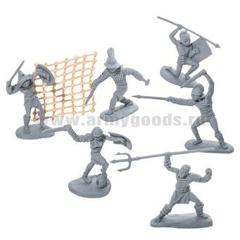 Набор игрушек пластмассовых "Гладиаторы" (фигурки 6 шт) арт. 12082