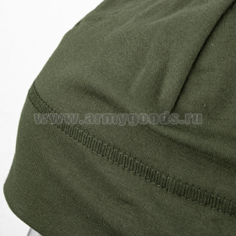 Шапка трикотажная оливковая