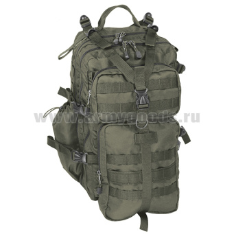 Рюкзак Тактик (30 л, ширина - 29 см, глубина -20 см, высота - 50 см) оливковый с системой крепления "MOLLE"