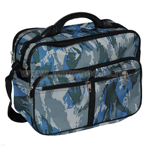 Сумка-портфель наплечная кмф серая