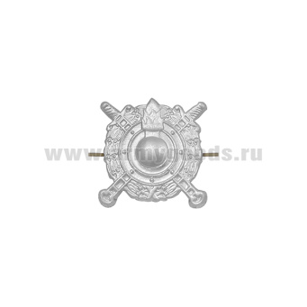 Эмбл. петл. мет. ВВ МВД серебр.