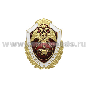 Значок мет. Росгвардия Отличник службы в в/ч специального назначения, разведывательных воинских частях