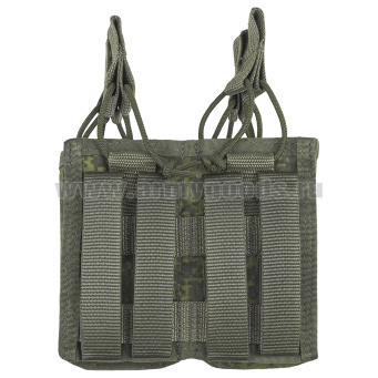 Подсумок открытого типа для 4 маг АК ("русская цифра") (с системой крепления "MOLLE") 