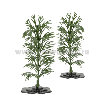 Набор игрушек пластмассовых "Бронегруппа" (машина 1 шт, танк 1 шт, кусты 2 шт) 12043