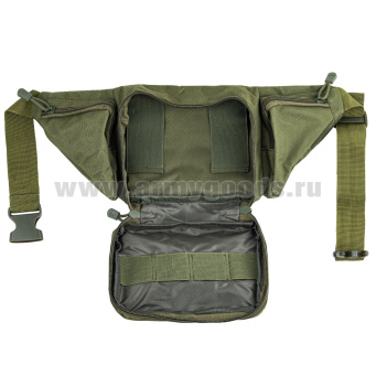 Сумка поясная оливковая (с системой крепления "MOLLE")