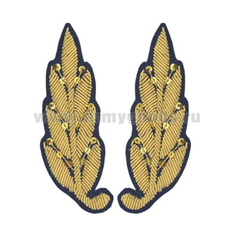 Орнамент канит. (золото 3%) на воротник Полиция/ Росгвардия