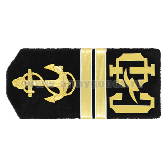 Погоны ДМБ СФ (трапеция) с чайкой и якорем (старшина 2 ст)