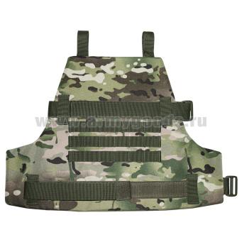 Разгрузка набедренная тактическая "мультикам" (бронеэлементы из СВМПЭ в комплекте)