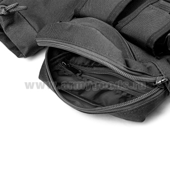 Сумка поясная с чехлом для бутылки черная