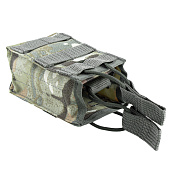 Подсумок открытого типа вертикальный для 2 маг АК ("мультикам") (с системой крепления "MOLLE") 