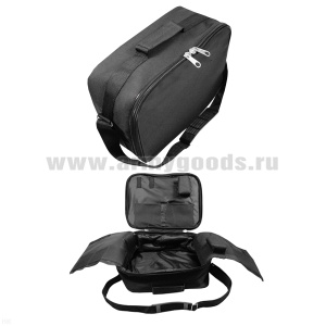 Сумка наплечная "тревожный чемоданчик" черная