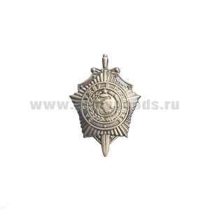 Значок мет. За службу в разведке (фрачник) на пимсе