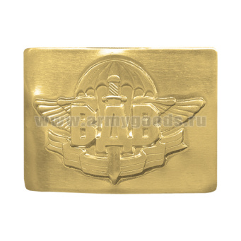 Бляха на солд. ремень латунная ВДВ (с крыльями)