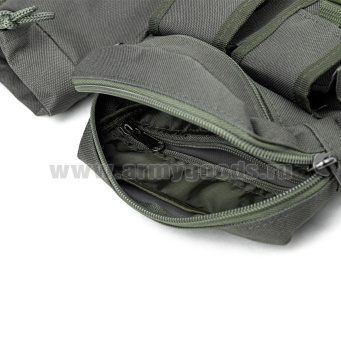 Сумка поясная с чехлом для бутылки оливковая